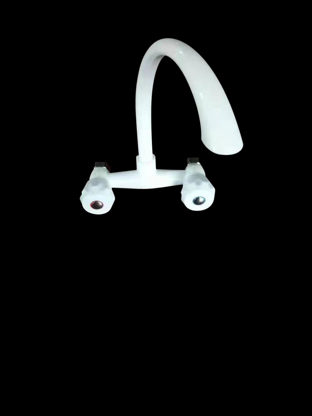 Белый пластик ABS смесители для ванной комнаты кухонная раковина кран для ванны смеситель для душа