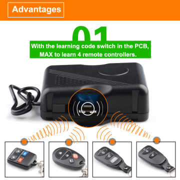 Hot Selling Remote Control Car Keyless Entry System With Basic Functions and Precious Design