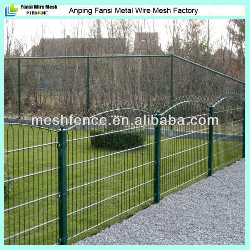 Factory Powder Coated Arched Wire Mesh Fence