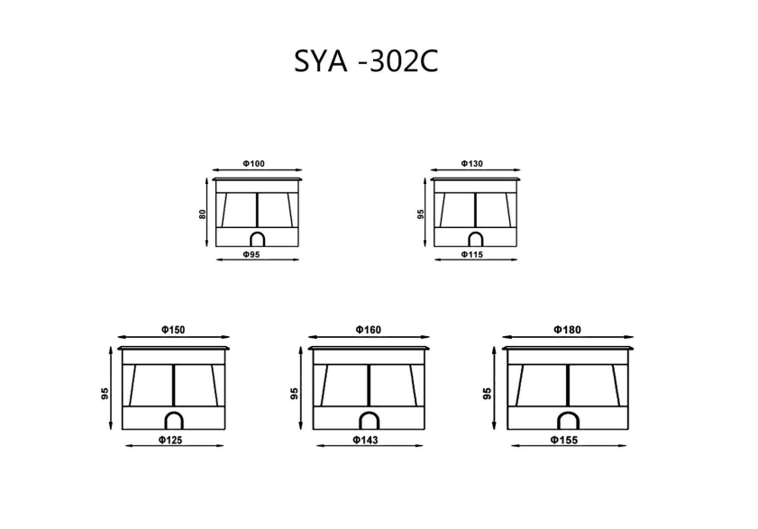 LED lights for square floor decoration