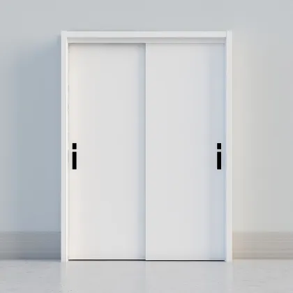 Unpainted environmental - protection technology doors