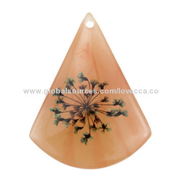 Press nature flower cabochon, wholesale, with various shapes, like round, oval and heart shape