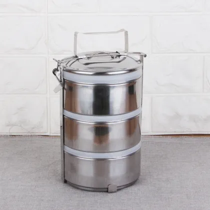 Airtight Stainless Steel Indian Tiffin Box for Food Carrier