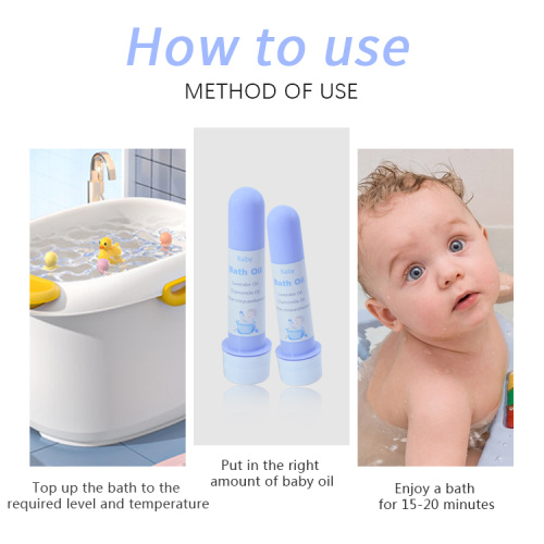 Bambini per bambini olio da bagno naturale