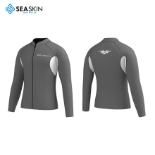 Seaskin 2mm Jacket Long Sleeve Neoprene Custom Print Wetsuits Tops