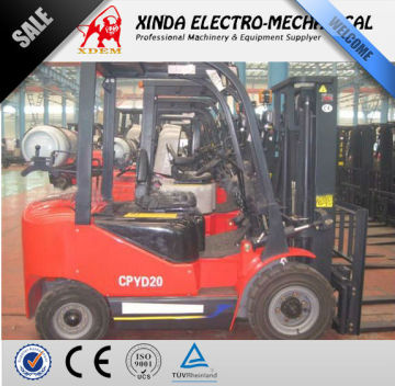 YTO Forklift 2ton LPG Gas Engine Forklift Truck Stacker CPYD20