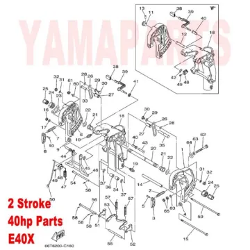 BOLT FOR YAMAHA HIDEA PARSUN SEATAN 2-STROKE 40HP OUTBOARD ENGINE BRACKET SPARE PARTS