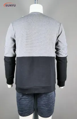 Men`s ottoman sweatshirt without hood