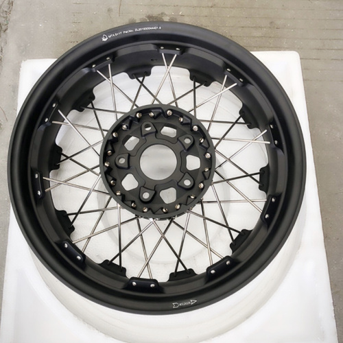 Motorcycle front and rear hubs