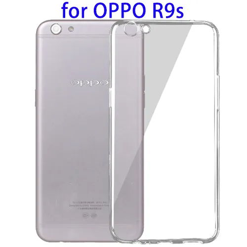 In Stock Now!! Ultra-thin Transparent Soft TPU Case for OPPO R9s Case