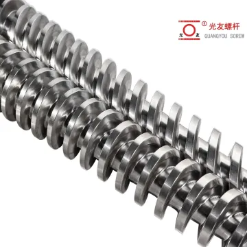 Mikrosan MCV80/156 Conical Twin Bimetallic Screw at Barrel Set