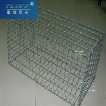 Welded gabion to protect river