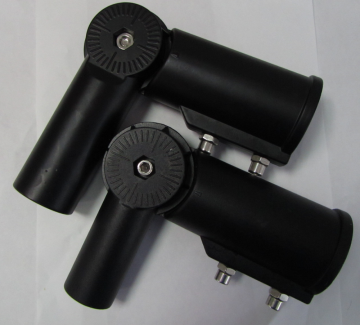 90 degrees swivel joint led street lights, support 60 caliber and 48 caliber connection