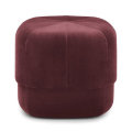 Circus Pouf in Velor Velvet Sofa Ottoman