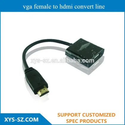 vga female to hdmi convert line