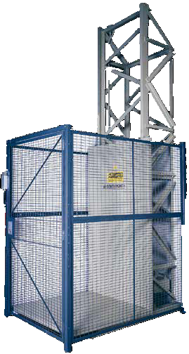 Hydraulic passenger elevator equipment