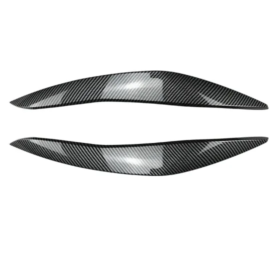 BMW 5 Series F10 Gloss Black Headlights Trim Covers (2011-2014)