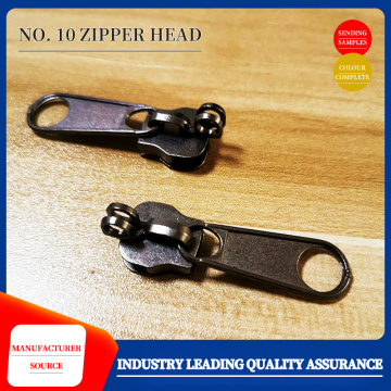 Zipper head for 10th trolley box