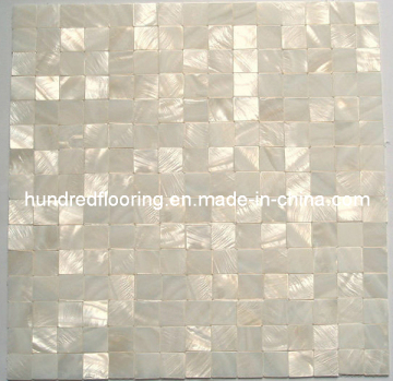 White Mother of Pearl Shell Mosaic Tile (HMP69)