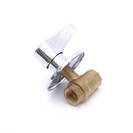 Zinc Alloy Handwheel 1/2 Brass Stop Cock Ball Valve