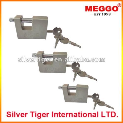 The hardened solid steel padlock