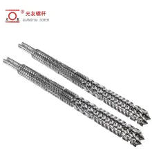 Alloy Wear-Resistant High-Efficiency PVC Parallel Twin Screw at Barrel Para sa Extruder