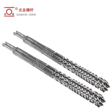 Alloy Wear-Resistant High-Efficiency PVC Parallel Twin Screw at Barrel Para sa Extruder