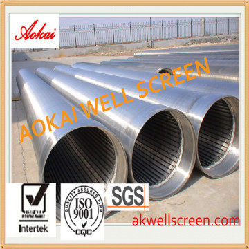 9 5/8 stainless steel 316 johnson pipe based wedge wire oil well filter for water well