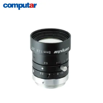 Computar M0828-MPW3 6MP 2/3" 8mm C-Mount Machine Vision Industrial Camera with Fixed Annular Aperture Lens
