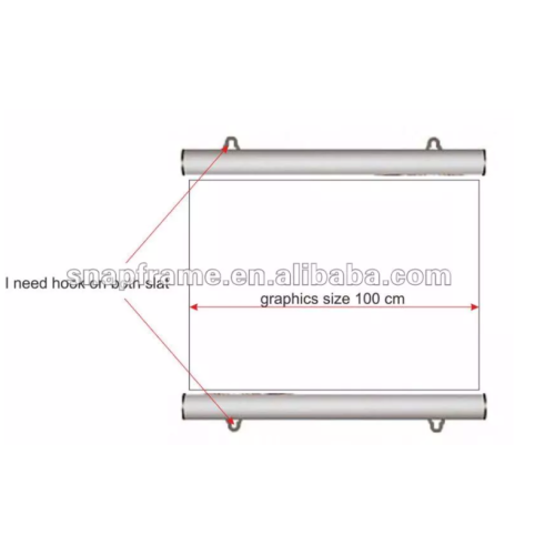 Aluminum a0/a1 poster hanger