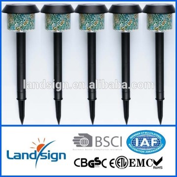 Cixi landsign solar mosaic glass stake lamp XLTD-300M