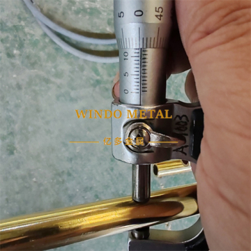 High-thermal-conductivity round brass tubes