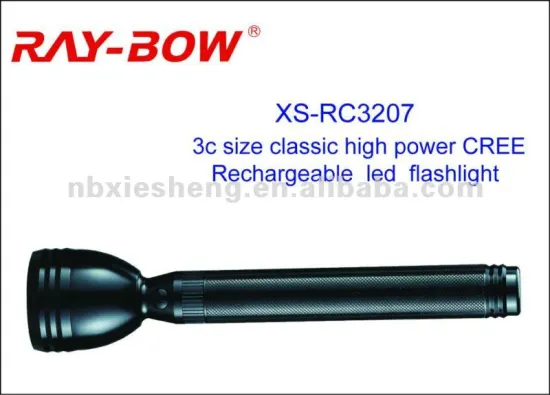 3C Classic 3W CREE Rechargeable LED flashlight XS-RC3207