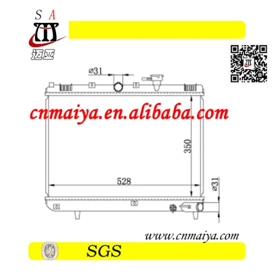 0K30C-15-200B auto raditor fit for RIO 1.3i 1.5i