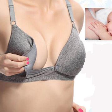 New Pure Color Maternity Women Underwear Cotton Nursing Maternity Bra Woman Breast Feeding Bra For Nursing 3 Size