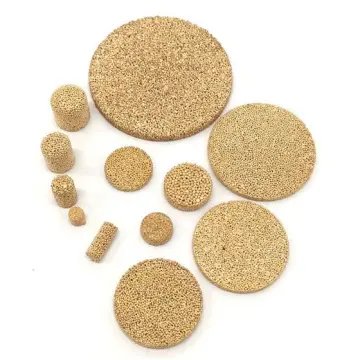 Micron Bronze Brass Powder Sintered Copper Filter Disc