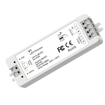Skydance V1: Wireless RF 2.4G Single Color LED Controller with Dimming Functionality