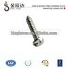 stainless steel one-way anti-theft self tapping screws