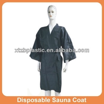 disposable beaduty products made in China sspp nonwoven wholesale bathrobe/sauna suits/disposable kimono