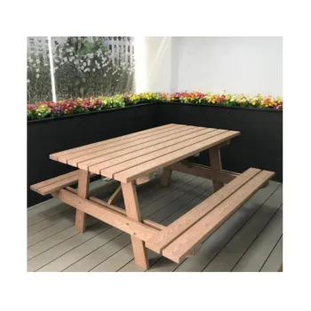 Wholesale Cheap Wood Plastic Composite Outdoor Garden Furniture: Tables and Chairs