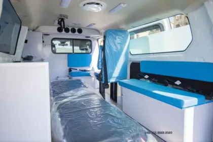 Basic emergency medical supplies hospital car