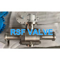 Hub ends trunnion mounted ball valve 2500lb