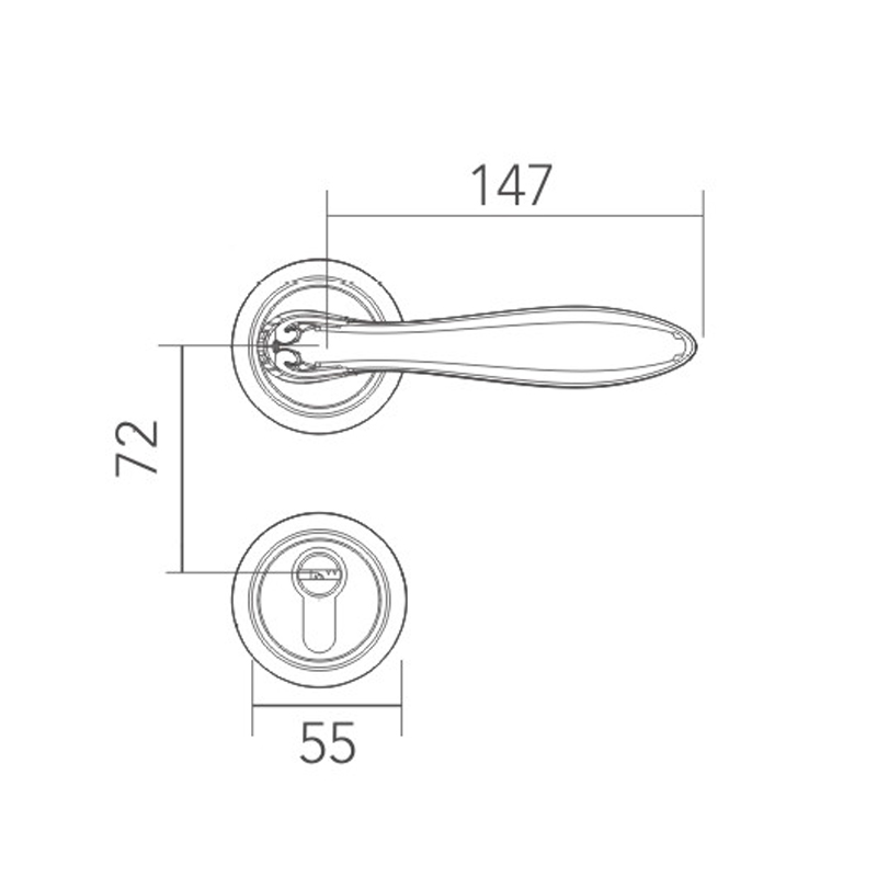 European classical split lock