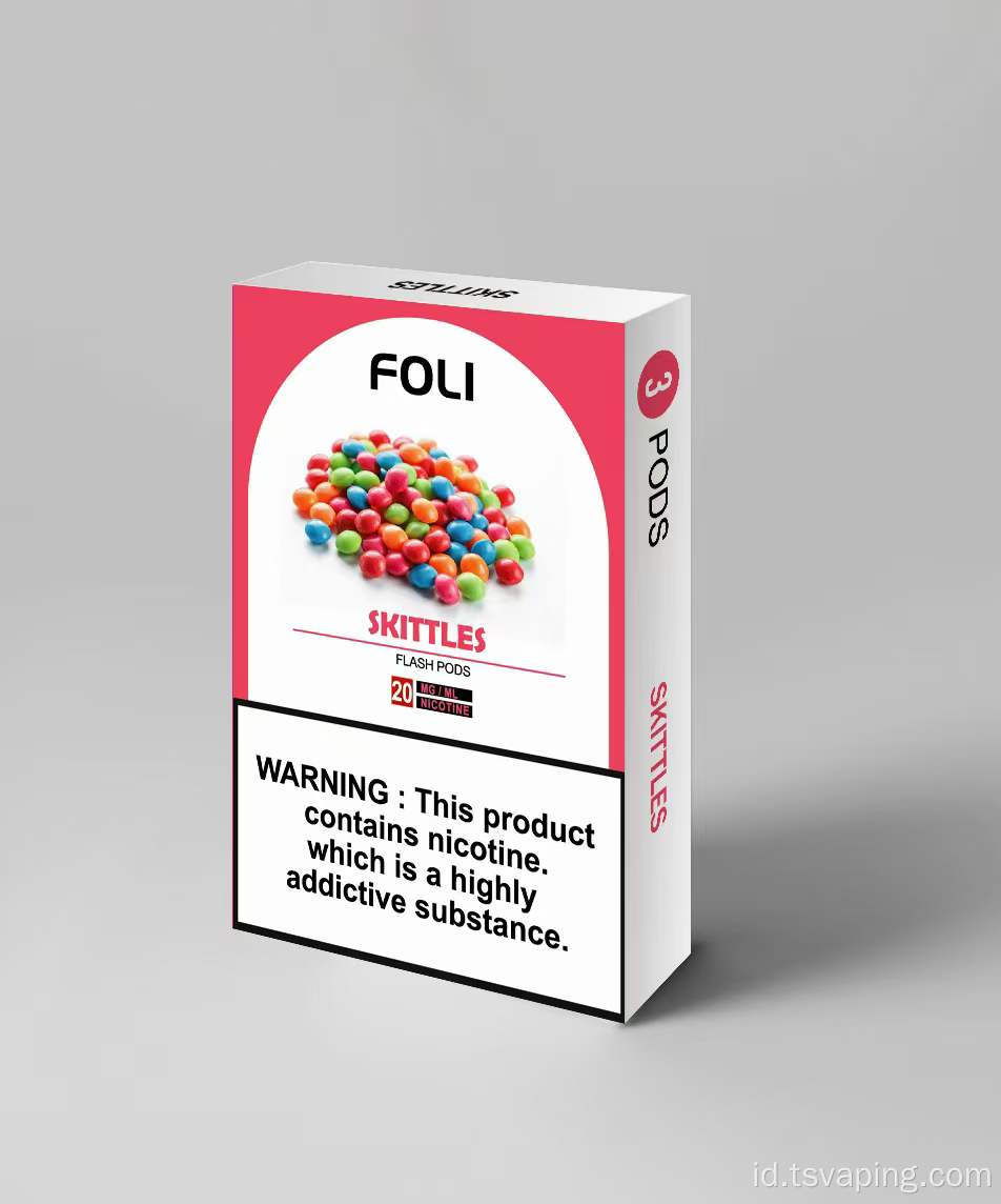 1.8ml pod infinity foli diterapkan pada pod relx
