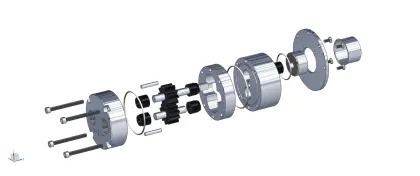 positive displacement magnetic drive gear pumps