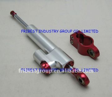 Universal Steering Damper for CBR R1 R6 ZX6R ZX10R K5 K6 silver and red