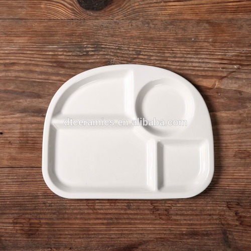 Wholesale ceramic fast food dishes porcelain dishes plate for restaurant