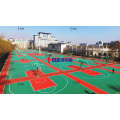 Soft Connection Structure Outdoor Multipurpose Sports Flooring
