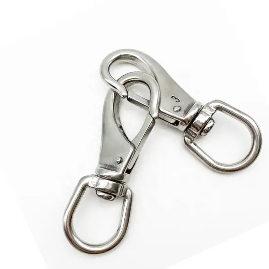 SS304 Polished Swivel Eye Bolt Spring Hooks and Snap Hooks Search Engine