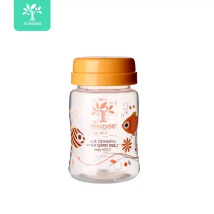 Wide neck breast milk storage bottle portable milk storage bottle BPA free milk baby feeding bottle